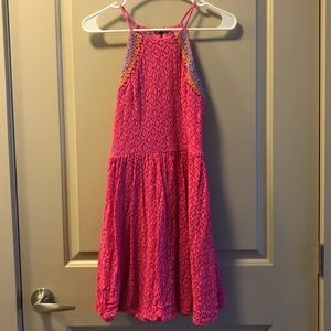 Lace-Detail Tank Dress